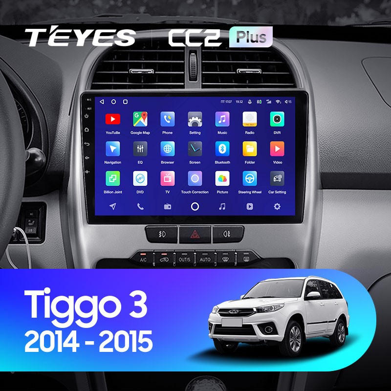 Штатная магнитола Teyes CC2 Plus 432 Chery Tiggo 3 2014-2015 3110000₽