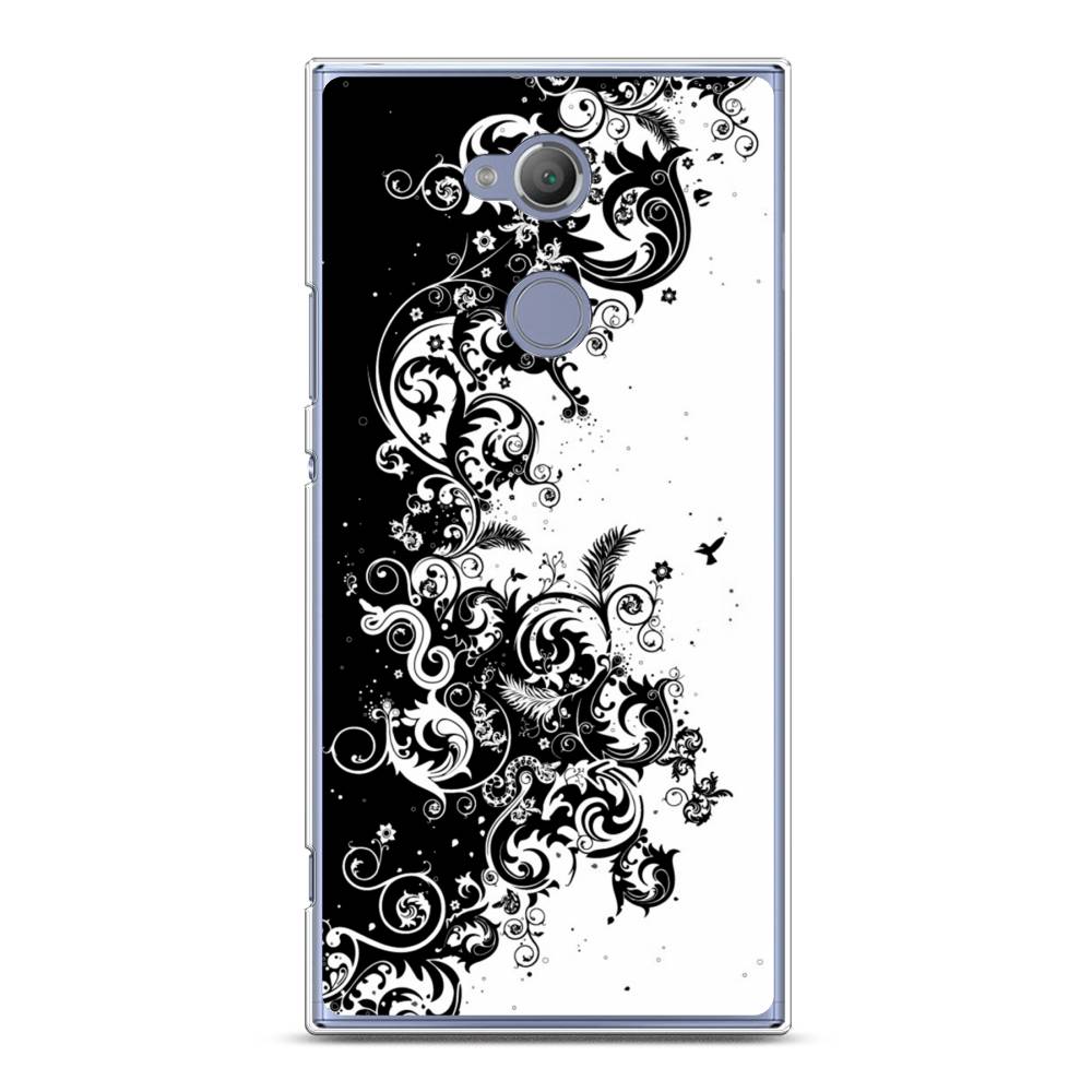 

Чехол для Sony Xperia XA2 Ultra "Черно белый узор", Белый;черный;серый, 53250-3