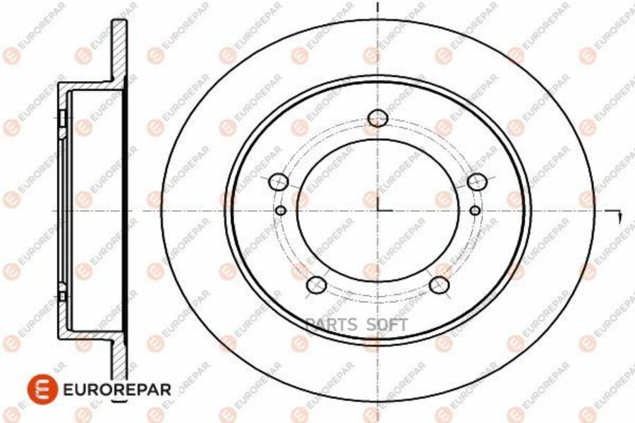 

EUROREPAR 1642770780 E2 З ТОР ДИСК 1шт