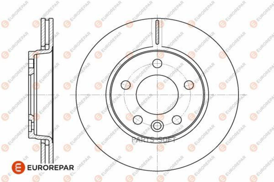 EUROREPAR 1642776980 E2 З ТОР ДИСК 1шт