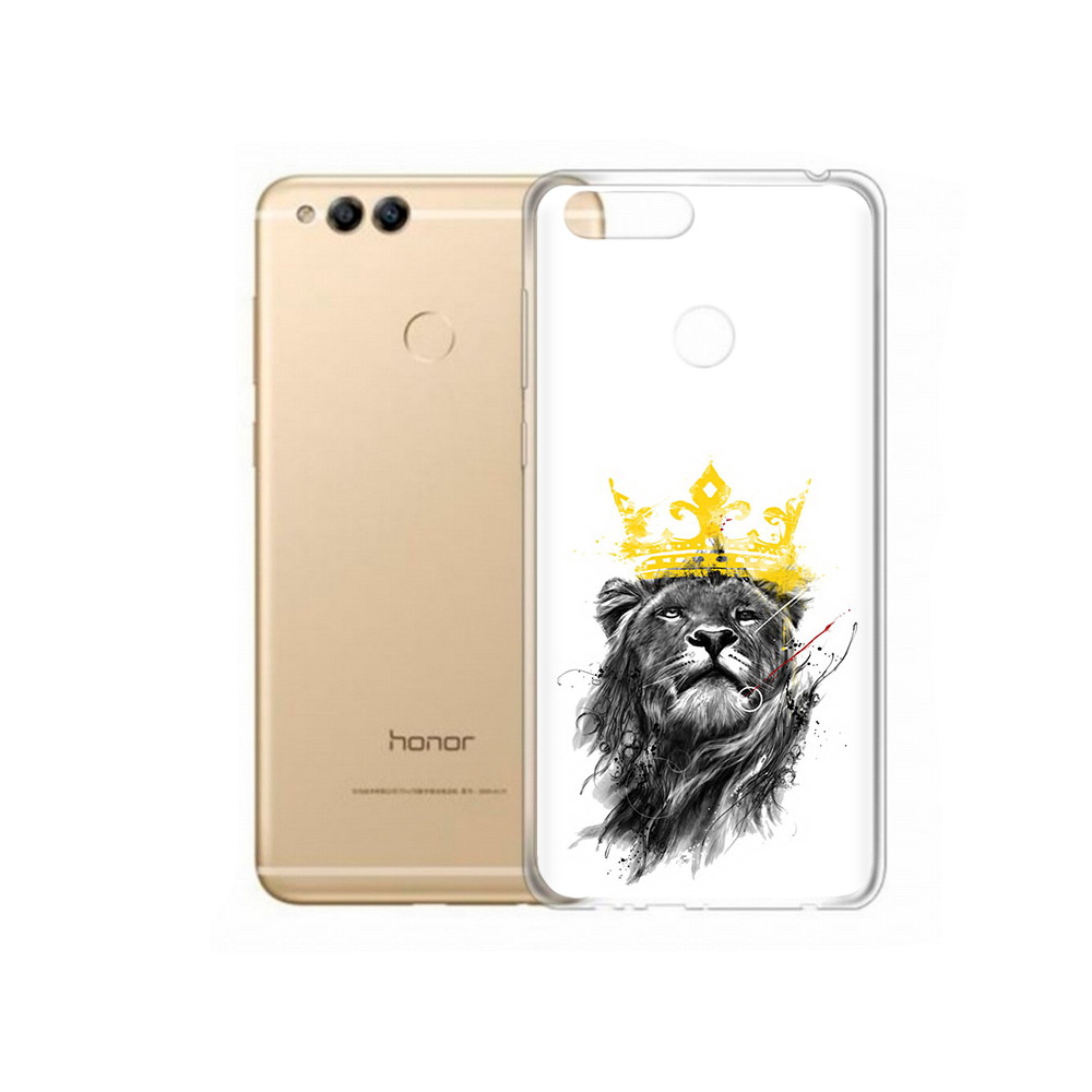 

Чехол MyPads Tocco для Huawei 7X король-лев (PT94112.65.391), Прозрачный, Tocco