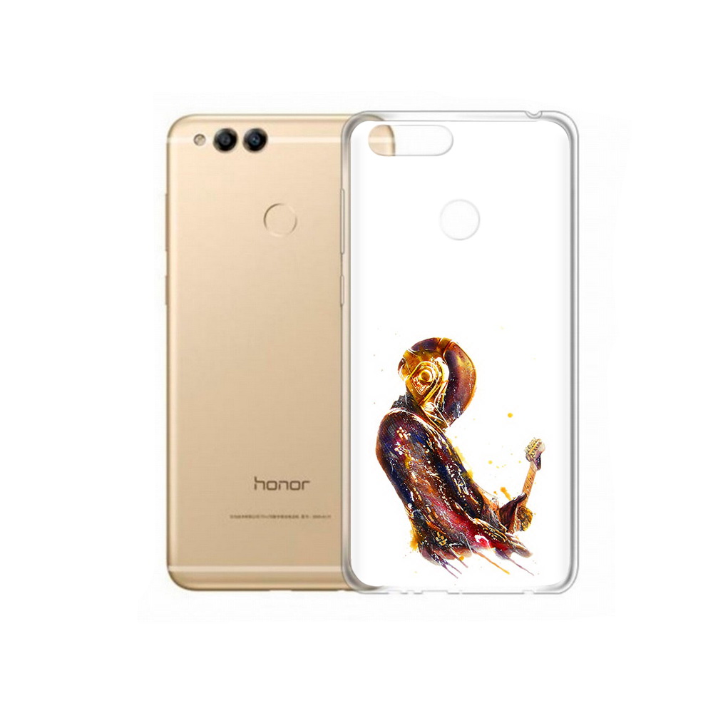 

Чехол MyPads Tocco для Huawei 7X космо-музыкант (PT94112.65.393), Прозрачный, Tocco