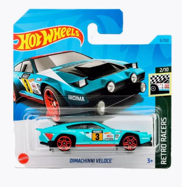 

Машинка базовой коллекции Hot Wheels DIMACHINNI VELOCE 5785 HKJ78, Бирюзовый, 5785