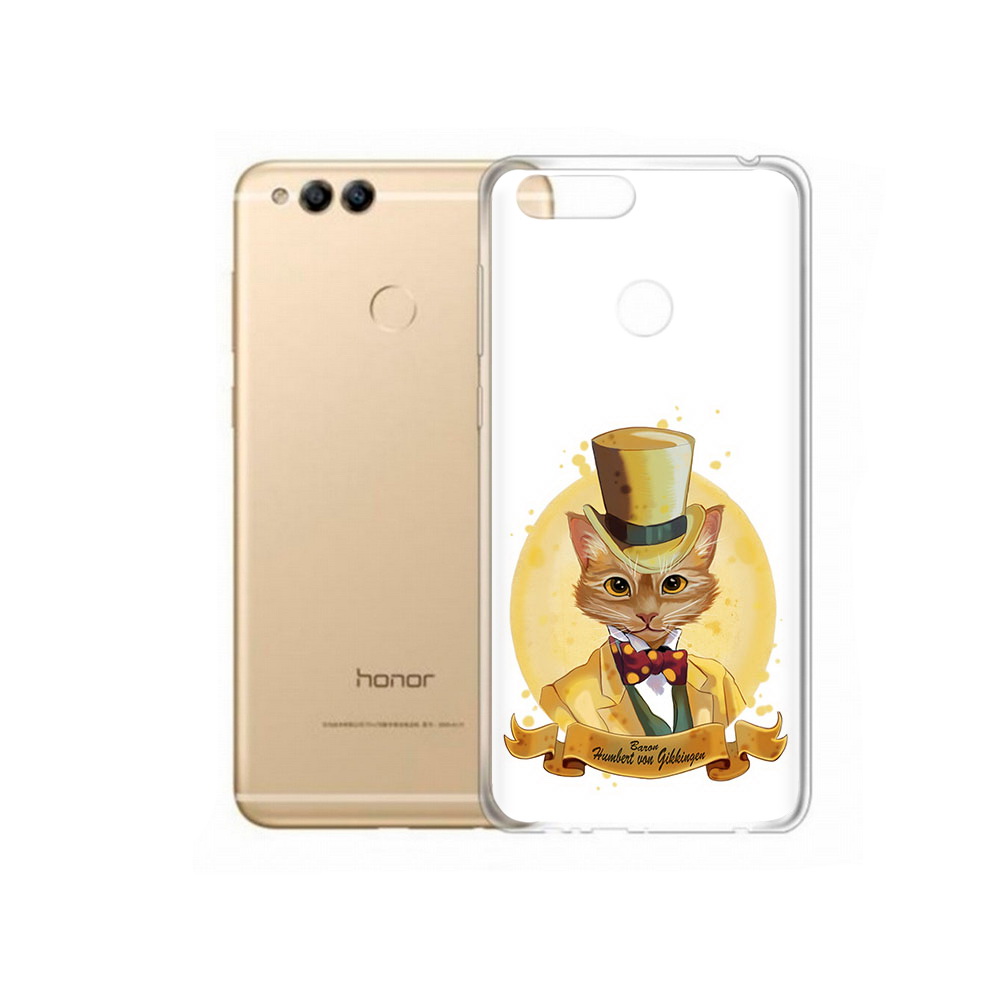 

Чехол MyPads Tocco для Huawei 7X кот юрист (PT94112.65.401), Прозрачный, Tocco