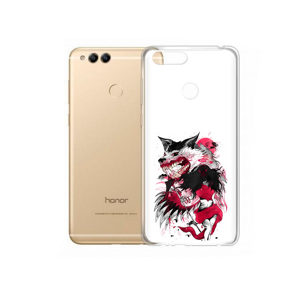 

Чехол MyPads Tocco для Huawei 7X красная шапочка (PT94112.65.410), Прозрачный, Tocco