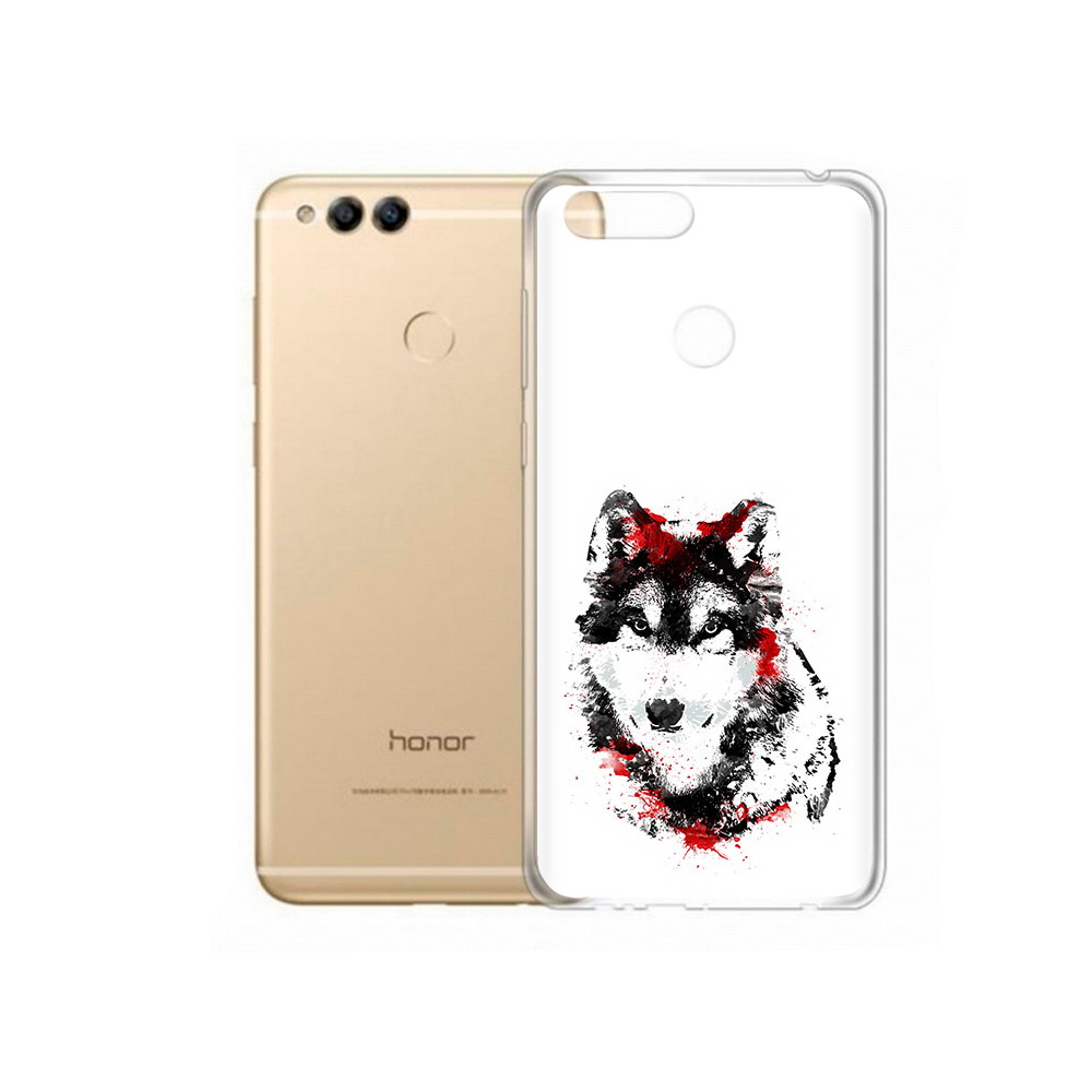 

Чехол MyPads Tocco для Huawei 7X кровавый волк (PT94112.65.416), Прозрачный, Tocco