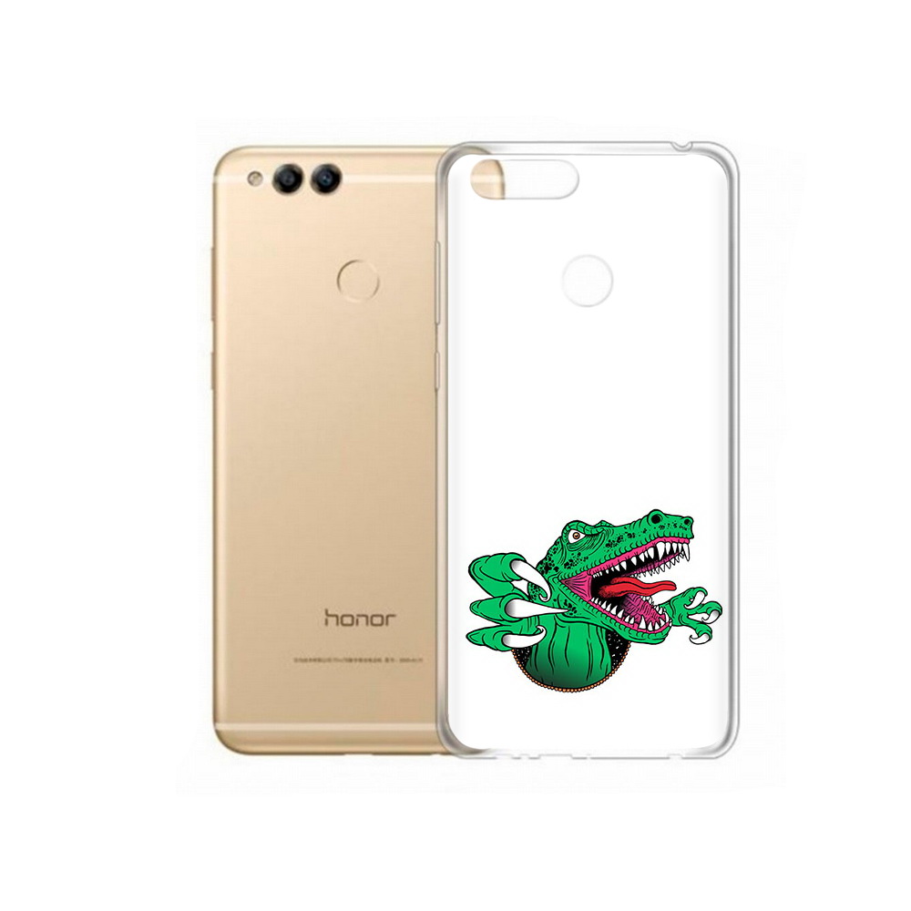 

Чехол MyPads Tocco для Huawei 7X крокодил (PT94112.65.417), Прозрачный, Tocco