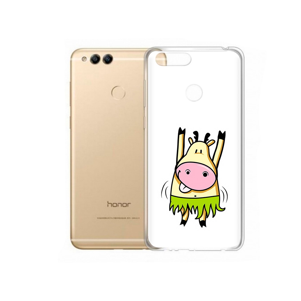 

Чехол MyPads Tocco для Huawei 7X Веселая корова (PT94112.65.42), Прозрачный, Tocco