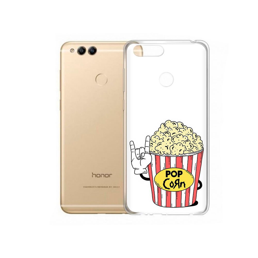 

Чехол MyPads Tocco для Huawei 7X крутой попкорн (PT94112.65.427), Прозрачный, Tocco