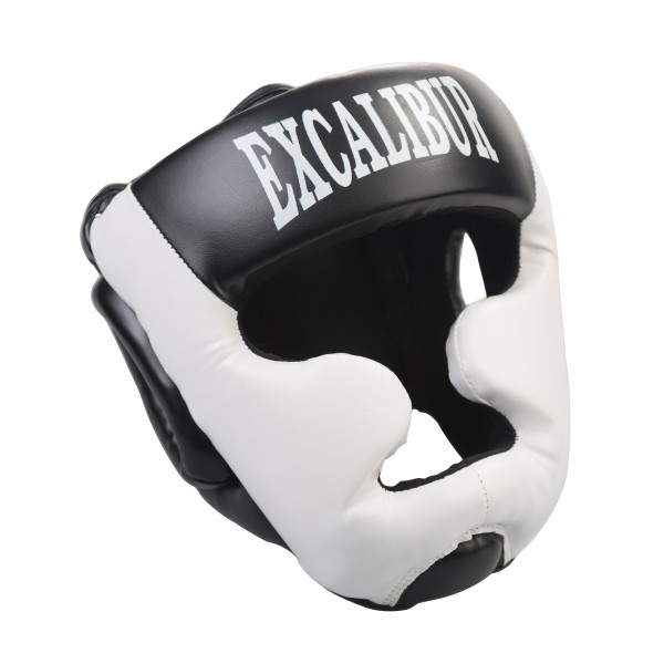 Шлем Excalibur 714 PU, черный/белый, S