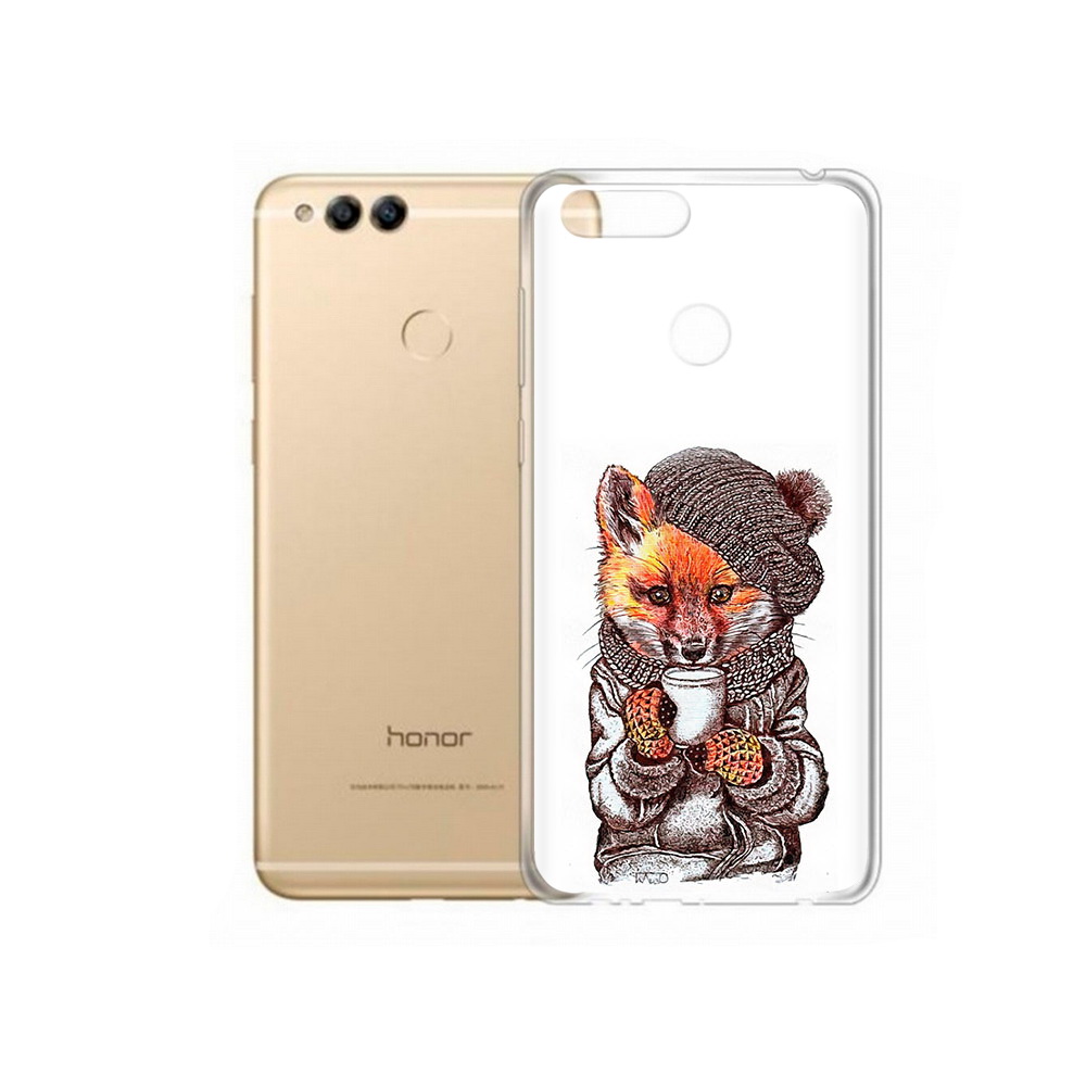 

Чехол MyPads Tocco для Huawei 7X лиса в шапке (PT94112.65.437), Tocco