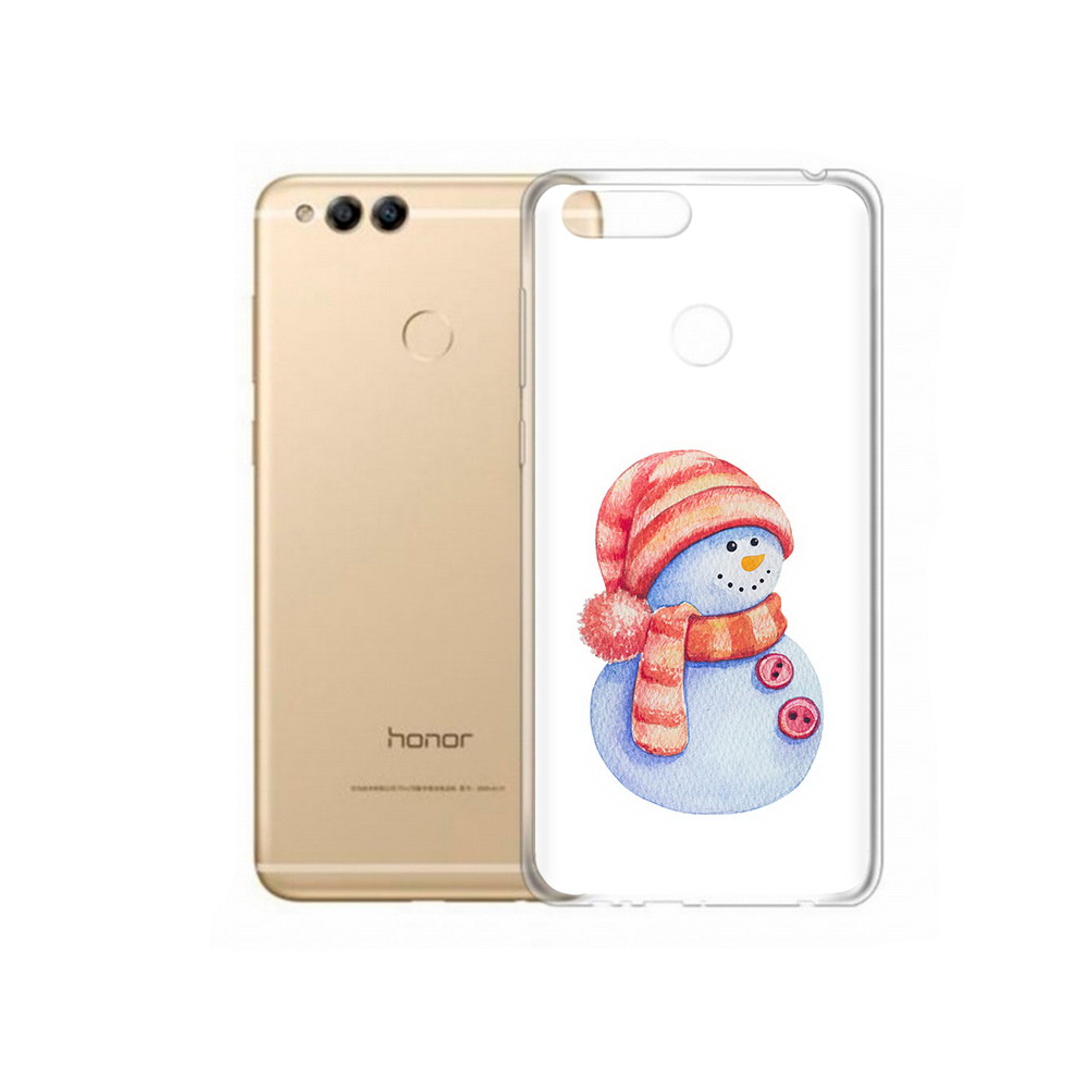 

Чехол MyPads Tocco для Huawei 7X Веселый снеговик (PT94112.65.44), Прозрачный, Tocco