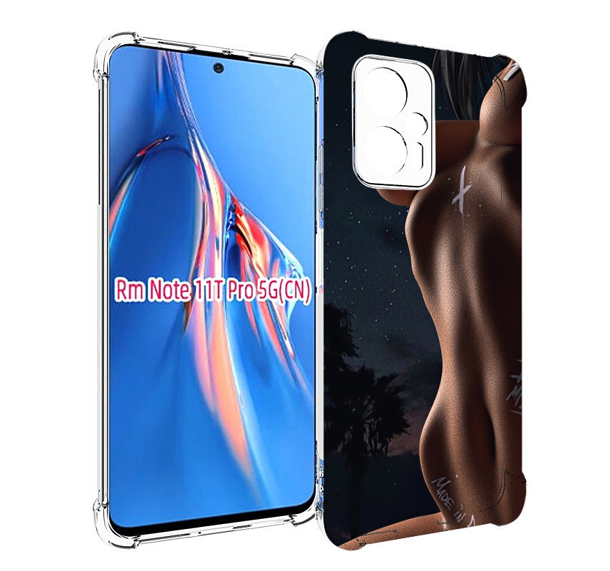 

Чехол MyPads белые-татуировки-на-теле для Xiaomi Redmi Note 11T Pro / 11T Pro Plus / Po..., Прозрачный, Tocco