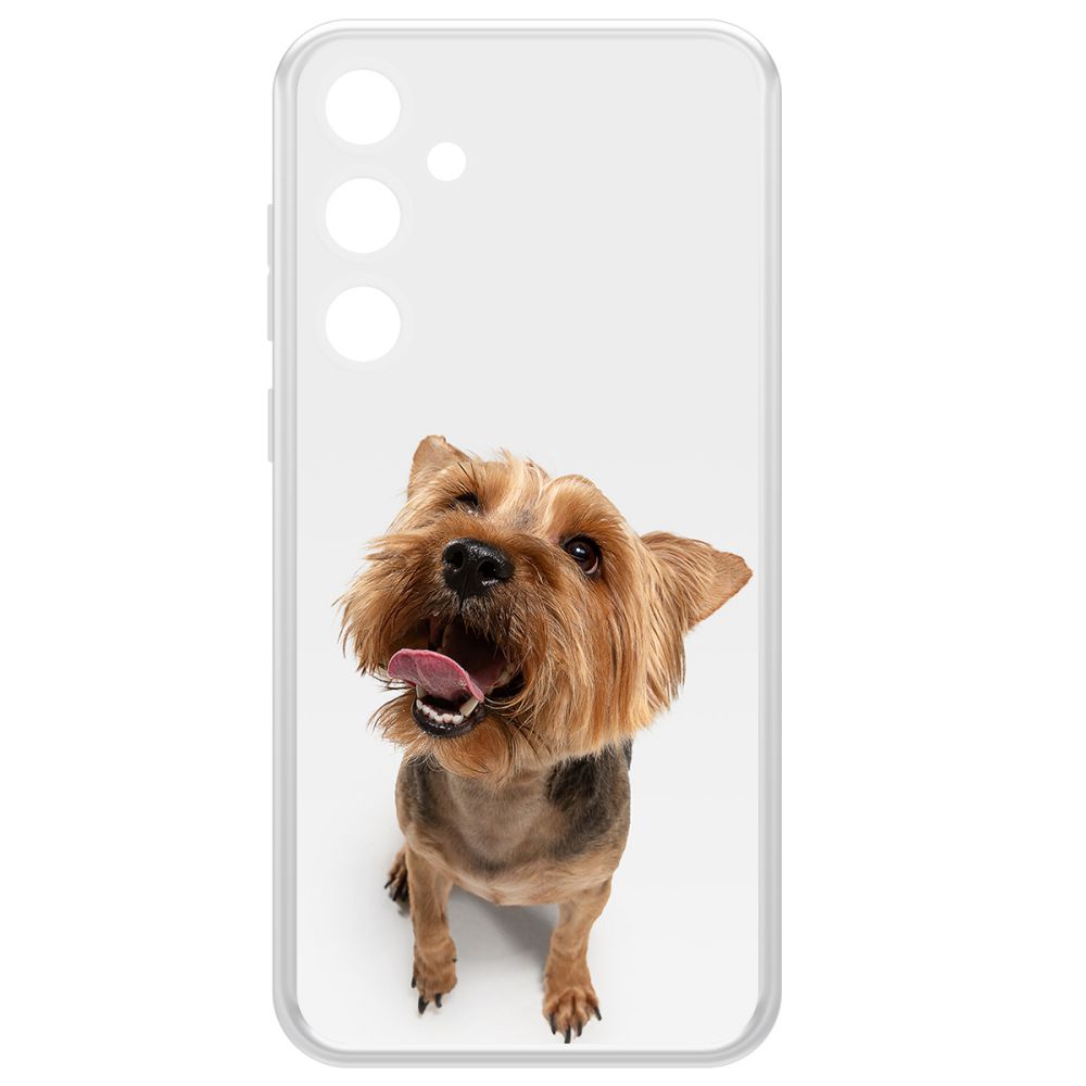 

Чехол-накладка Krutoff Clear Case Йоркширский терьер для Samsung Galaxy A55 5G (A556), Прозрачный