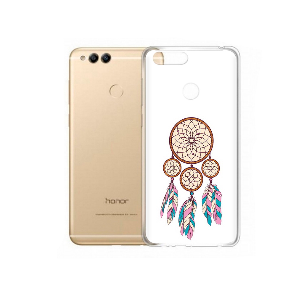 

Чехол MyPads Tocco для Huawei 7X ловец снов бежевый (PT94112.65.442), Прозрачный, Tocco