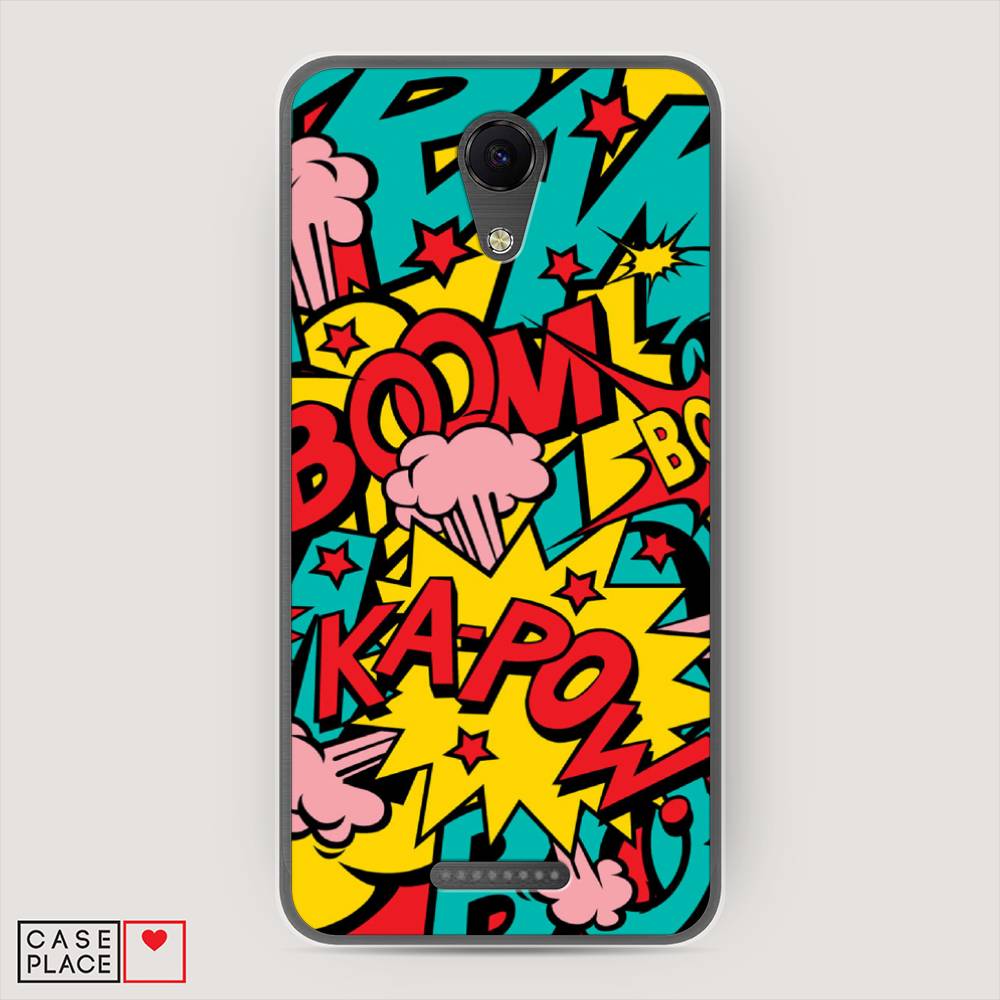 фото Чехол awog "постер pop art" для bq 5044 strike