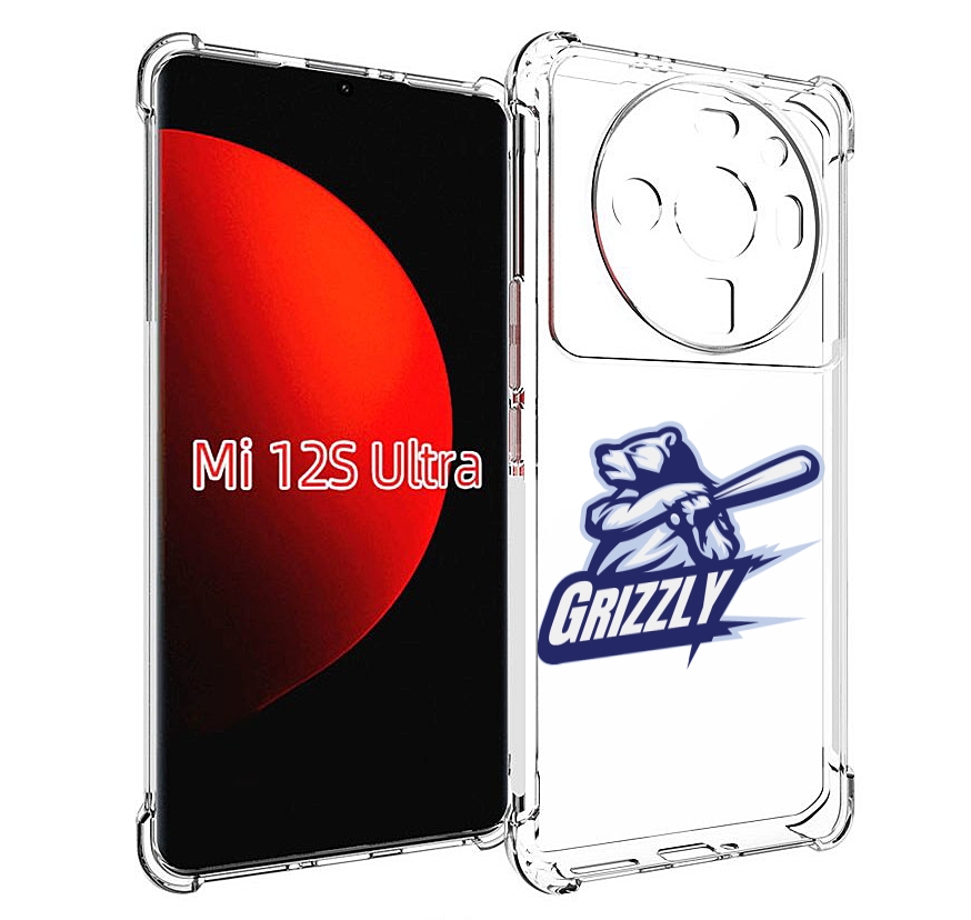 Чехол MyPads Гризли для Xiaomi 12S Ultra