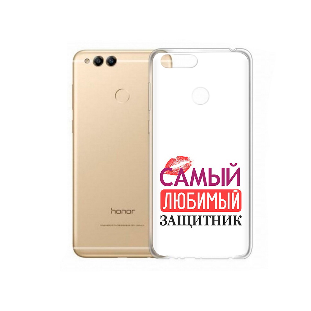 

Чехол MyPads Tocco для Huawei 7X любимый защитник (PT94112.65.451), Прозрачный, Tocco
