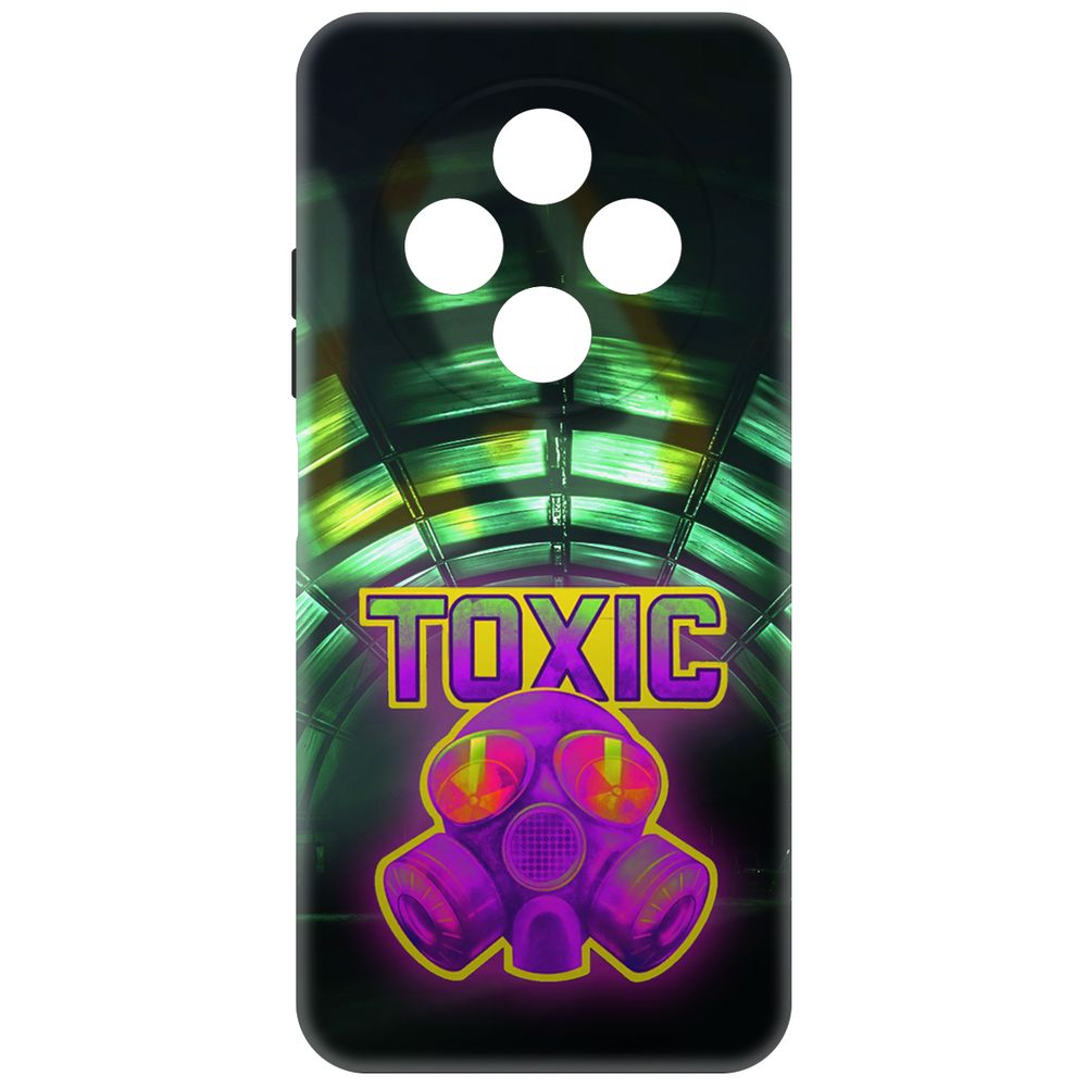 

Чехол-накладка Soft Case Cтандофф 2 (Standoff 2) - Стикер Toxic для TECNO Spark 30C, Черный