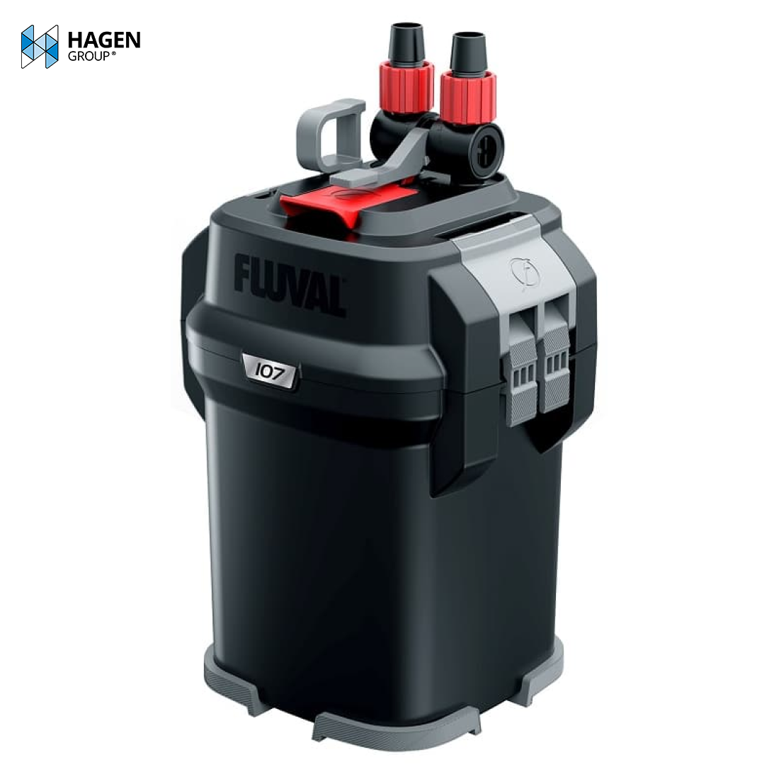 Фильтр для аквариума Hagen FLUVAL 107, внешний, 550-360 л/ч, черный, пластик, 40 - 130 л