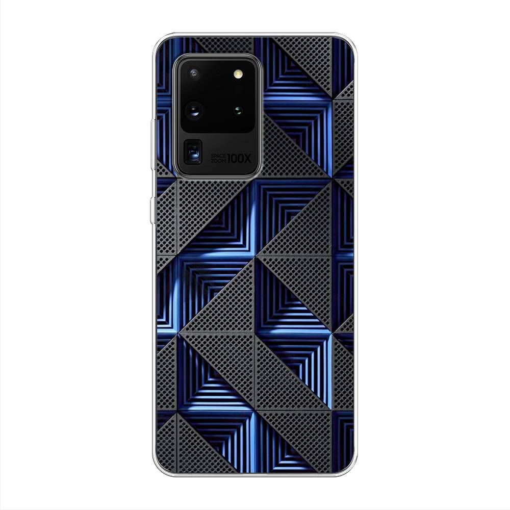 

Чехол на Samsung Galaxy S20 Ultra "IBM", Серый;синий, 29450-3