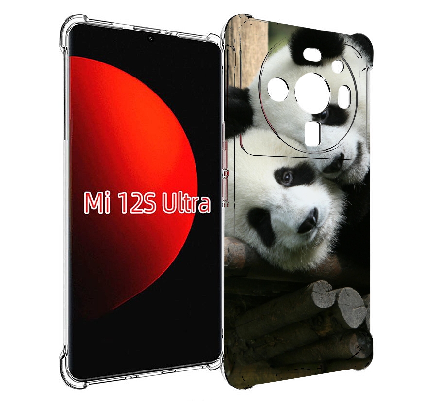 

Чехол MyPads Две-панды для Xiaomi 12S Ultra, Прозрачный, Tocco