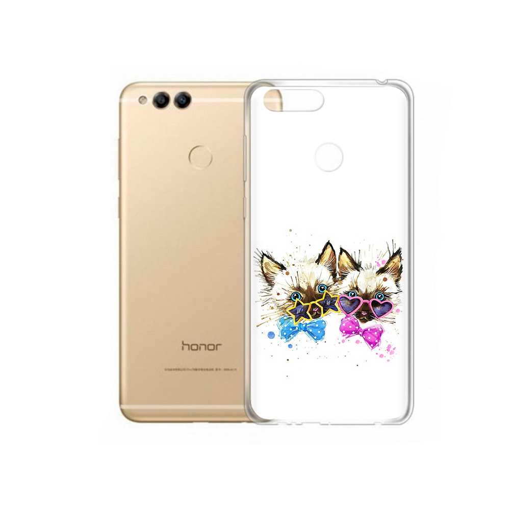 

Чехол MyPads Tocco для Huawei 7X милые котята (PT94112.65.474), Прозрачный, Tocco