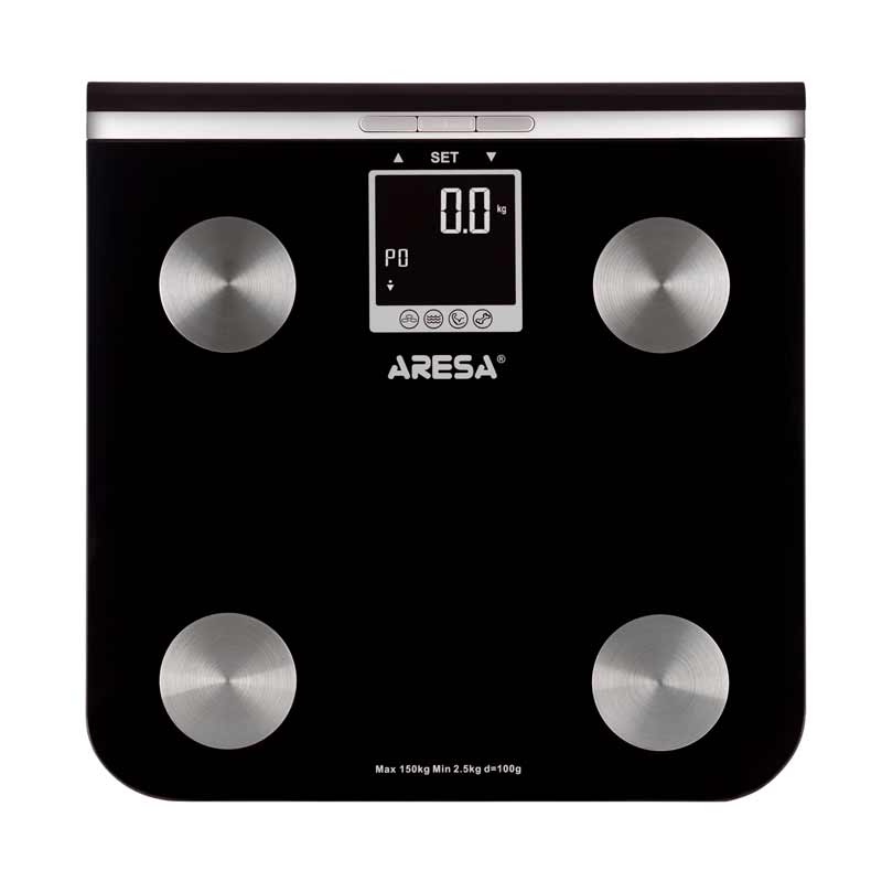 Весы напольные Aresa AR-4403 черный весы напольные aresa sb 304