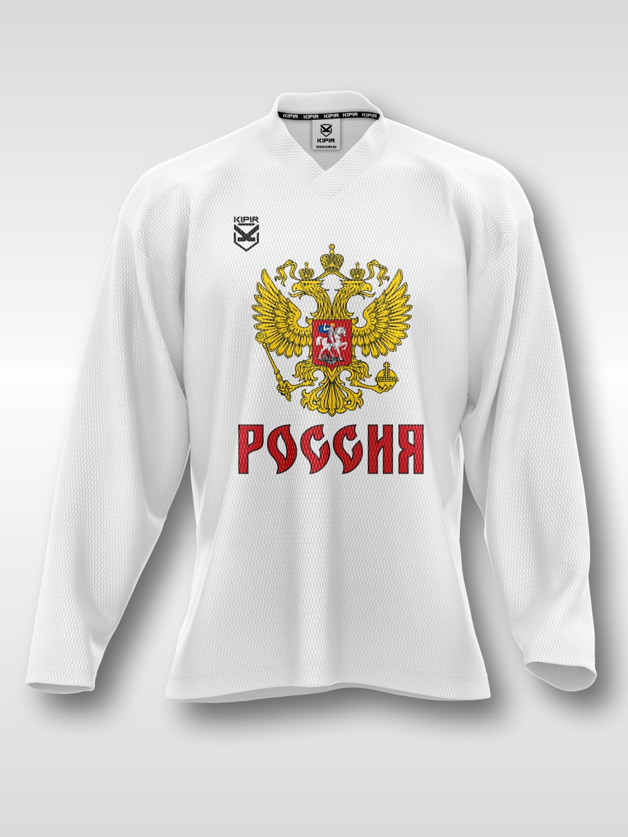 

Хоккейная майка джерси Kipir XL Белый, Зеленый, Уважай партнера