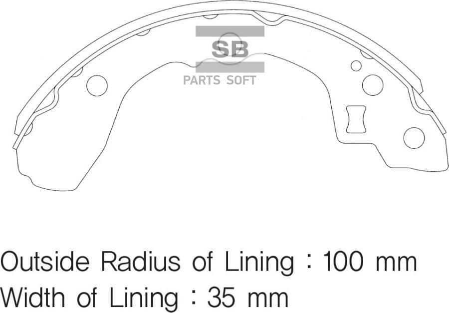 

Колодки Барабанные Kia Sephia 1.5-1.8 93>/Shuma 1.5-1.8 97> Sangsin brake SA051 Sa051