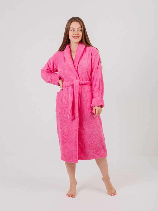 Халат женский Bio-Textiles HMW розовый 44-46 RU