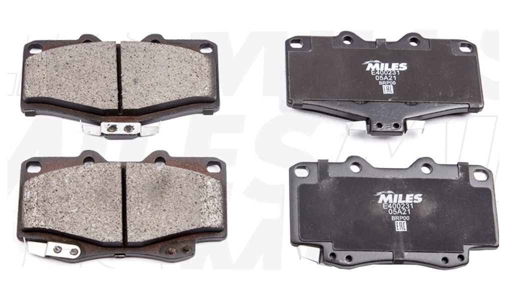 

Колодки тормозные передние Toyota 4 Runner/Hilux 88>02 Miles E400231