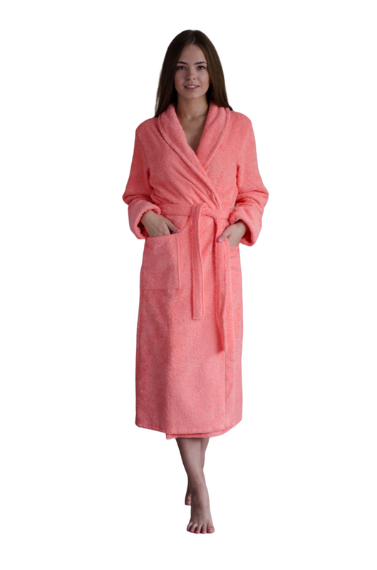 фото Халат женский bio-textiles hmw розовый 52-54 ru