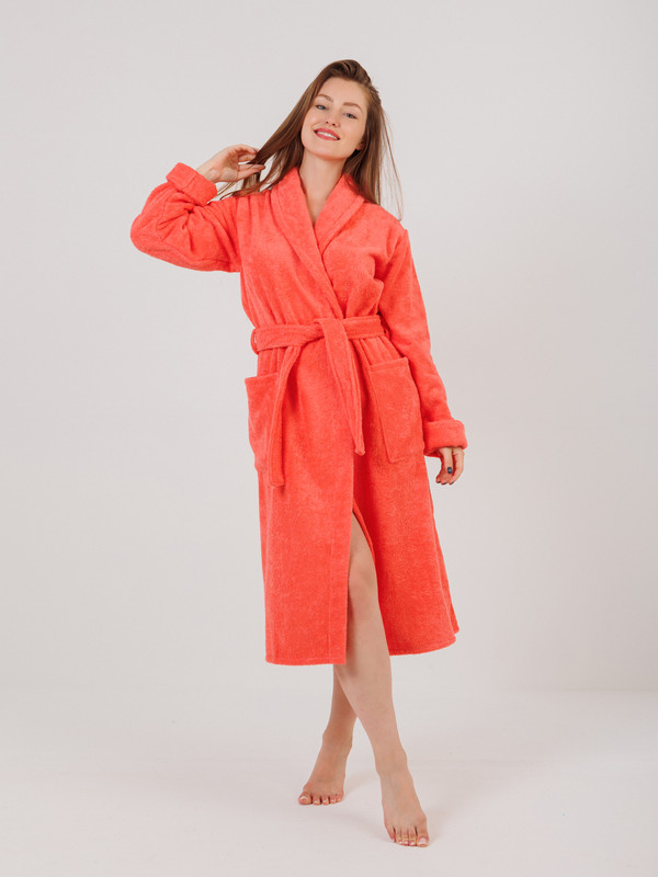 фото Халат женский bio-textiles hmw розовый 60-62 ru