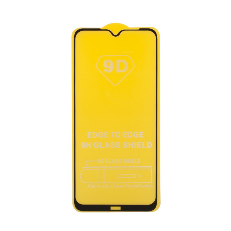 фото Защитное стекло для xiaomi redmi note 8 9h glass shield 9d 0,3 мм yellow lp