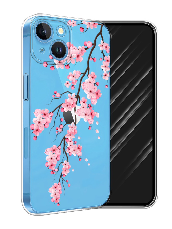 

Чехол Awog на Apple iPhone 15 "Розовая сакура", Розовый;белый;коричневый, 15550-1