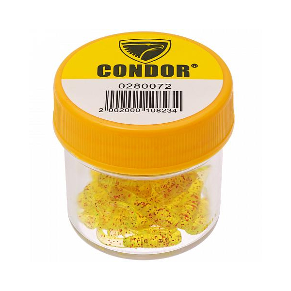 

Твистер Condor Crazy Bait CTF25, 25шт, 072, Красный;желтый, Crazy Bait