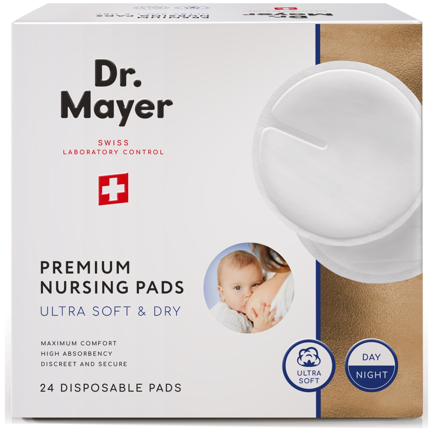 

Прокладки Dr.Mayer на грудь Ultra Soft&Dry, 24 шт