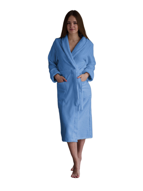 фото Халат женский bio-textiles hmw голубой 52-54 ru