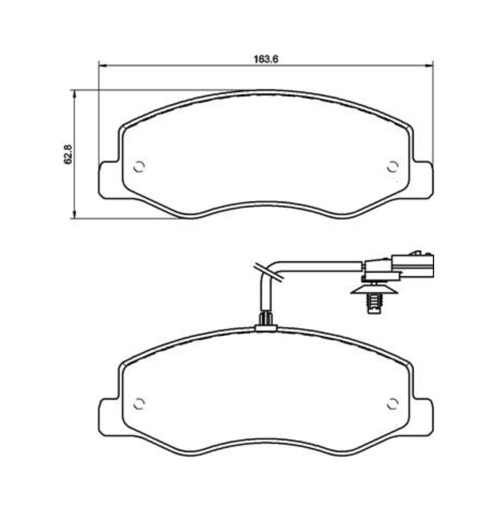 

Тормозные колодки brembo задние дисковые для Opel Movano/Renault Master 2010- p68061