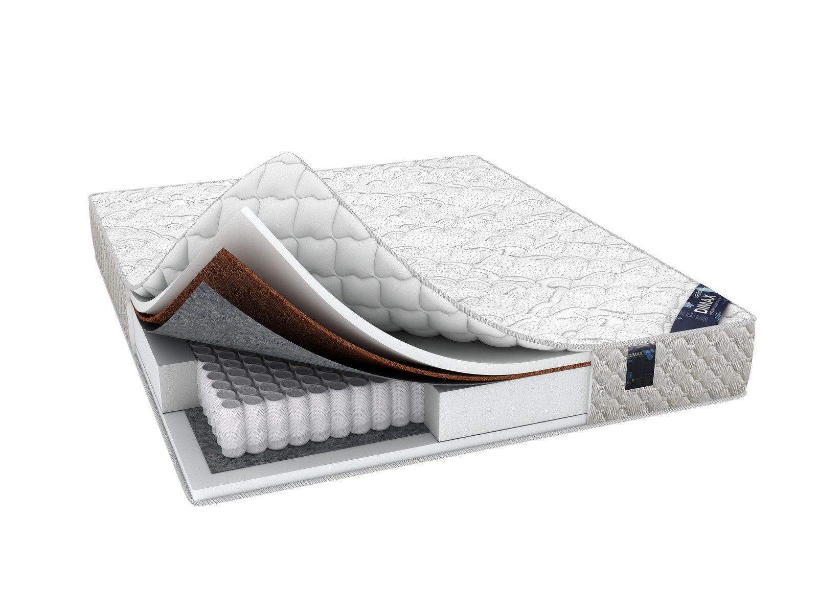 

Матрас DIMAX ОК Лайт Базис 110x200, Белый, ОК Лайт Базис