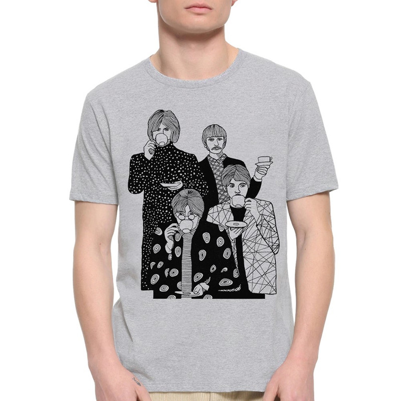 

Футболка мужская Dream Shirts The Beatles серая M, Серый, The Beatles