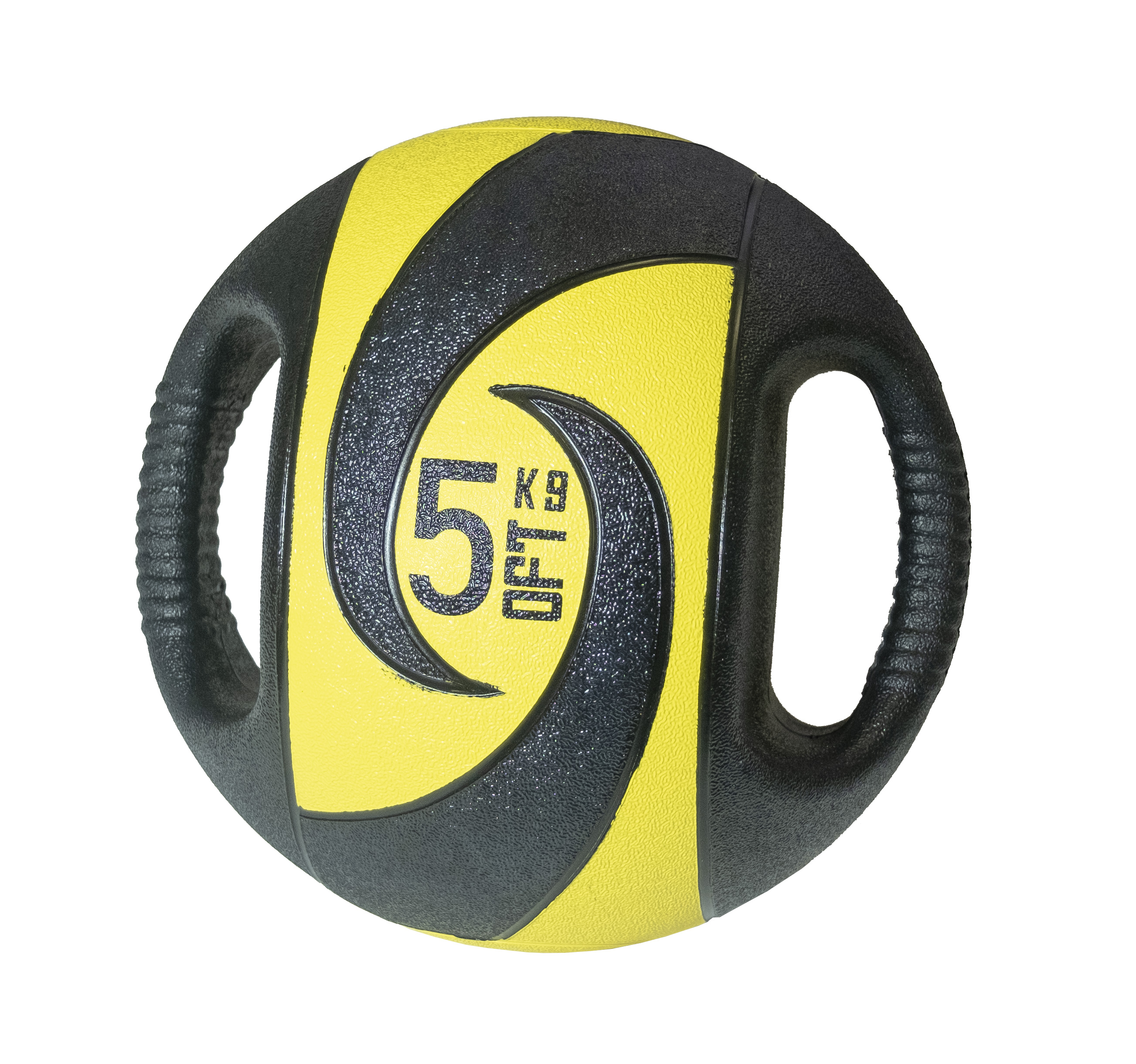 Мяч тренировочный (медицинбол) с хватами, 5 кг Original FitTools