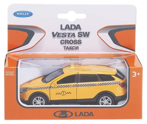 

Машинка WELLY LADA Vesta Такси 43727TI, 43727TI