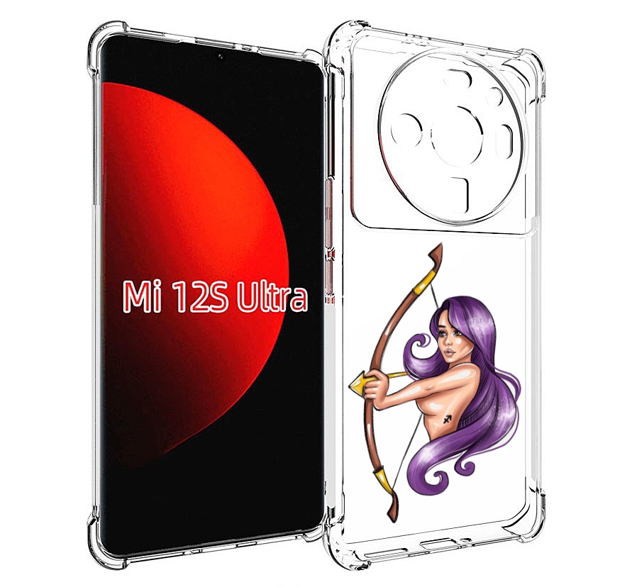 

Чехол MyPads Девушка-Стрелец женский для Xiaomi 12S Ultra, Прозрачный, Tocco
