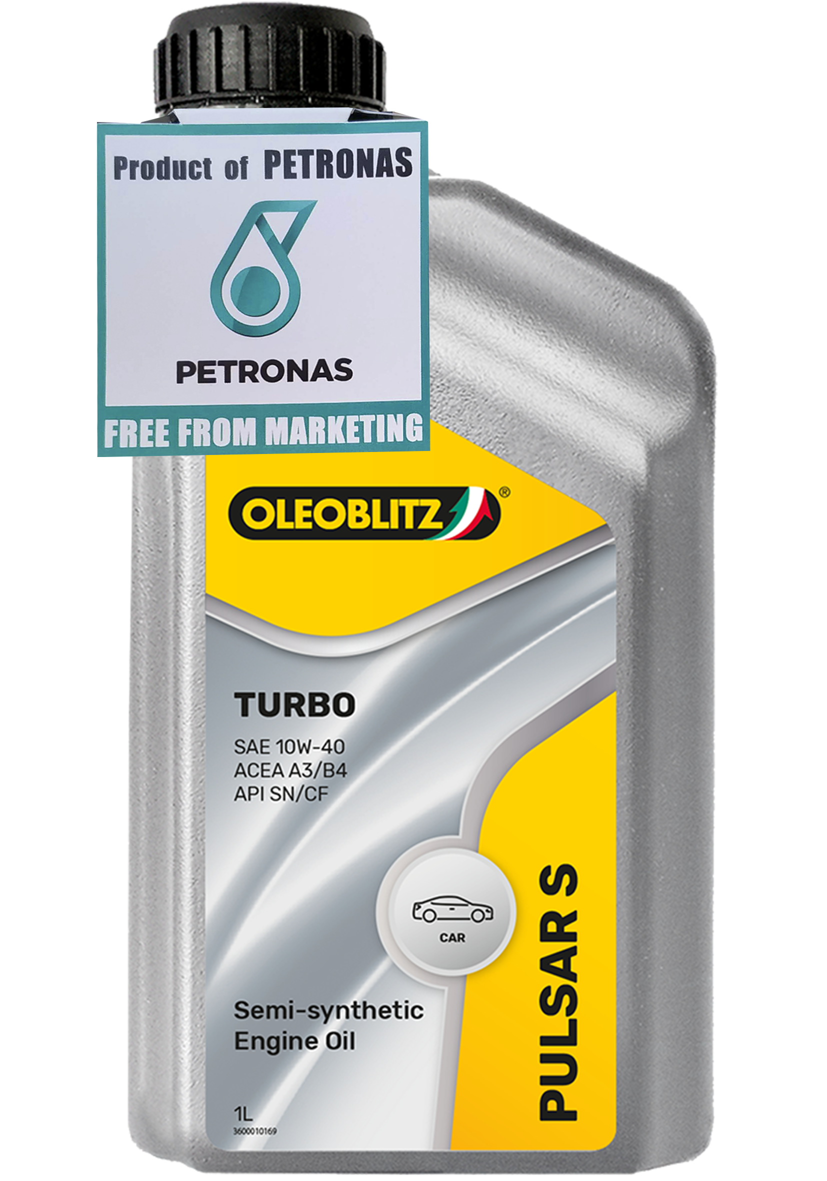 фото Моторное масло petronas oleoblitz pulsar s turbo 10w-40 полусинт. масло 20/1 л acea a3/b4;