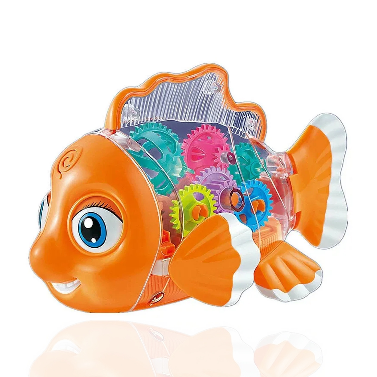 Интерактивная прозрачная рыбка Market toys lab с шестеренками Gear Fish иммунитет как у тебя дела все о нашем супероргане работа которого не видна