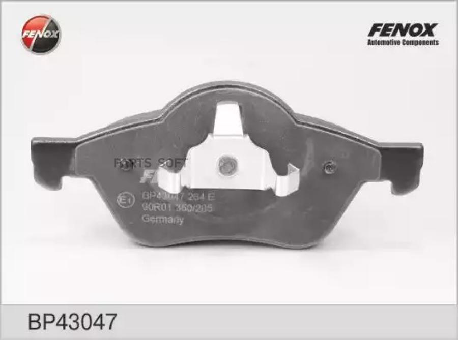 

Колодки дисковые ие Renault Megane/Grand Scenic 1.4-2.0 03 1шт FENOX BP43047 BP43047