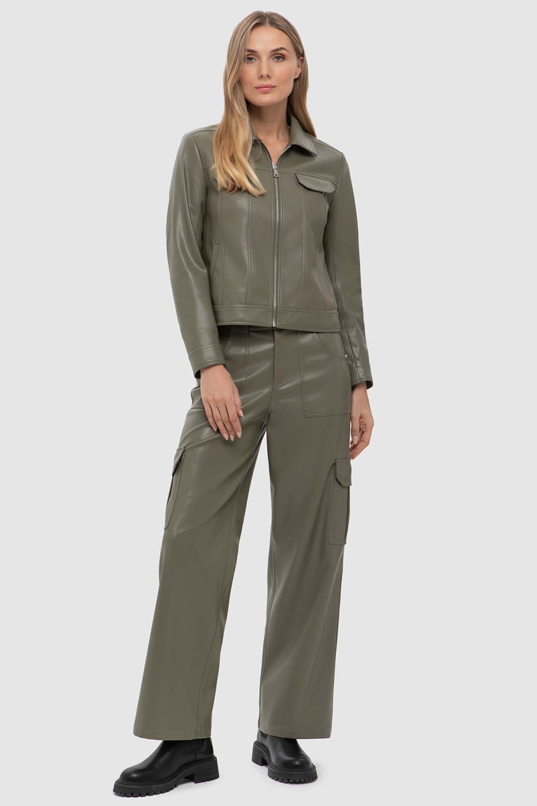 

Кожаная куртка женская Kanzler 4S-18WWT-2343-34 зеленая XXL, Зеленый, 4S-18WWT-2343-34