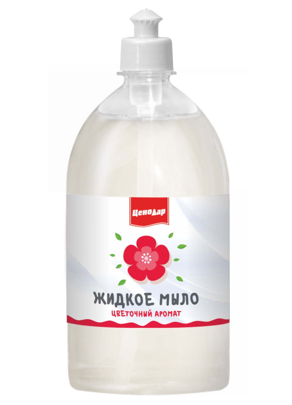 Жидкое мыло ЦеноДар Цветочный аромат 1 л натуральное пенящееся жидкое мыло miyoshi эко c ароматом ов 600 мл